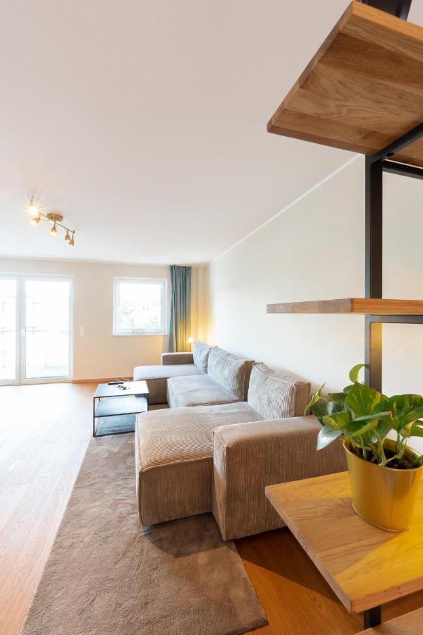 -Zentrale Wohnung-Balkon-Desingerkueche- Bielefeld Esterno foto